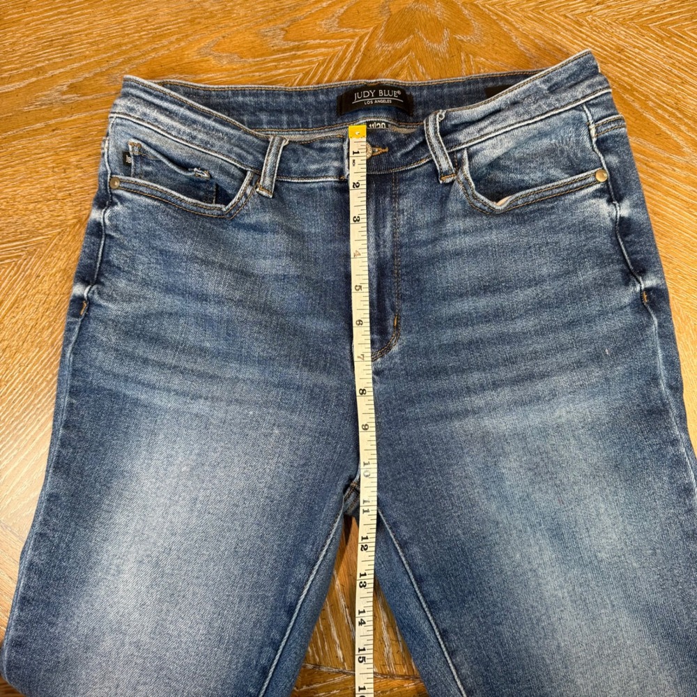Judy Blue Georgia Panel Flare Jeans Bell Bottoms Size 11/30 - Picture 9 of 10